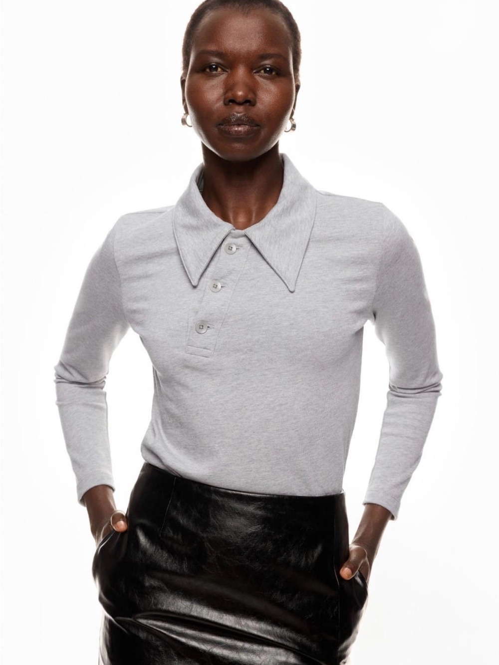 Tibi Shruken Polo